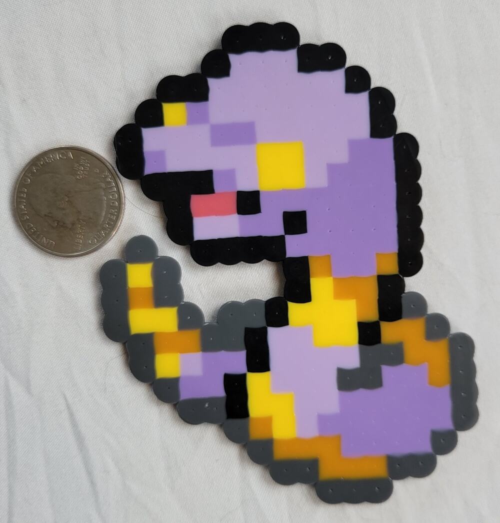 Ekans Menu Icon Pokemon Perler Bead Pixel Art